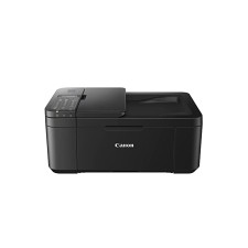 Canon E4570 All-in-One Wi-Fi Ink Efficient Colour Printer with FAX/ADF/Duplex Printing (Black)- Smart Speaker Compatible, Standard