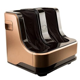 Lifelong LLM99 Foot, Calf and Leg Massager, (With Heat and Vibration), 80W, 4 Motors, Dark Brown